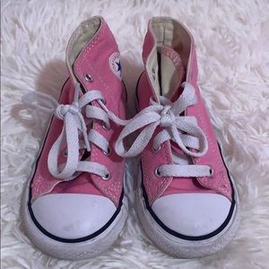 Pink toddler converse